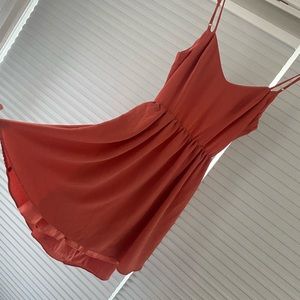 B. Darlin Mini Dress with Tie Back